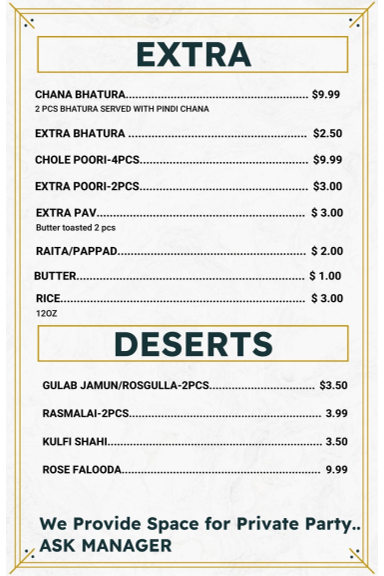 Cafe 23 – Indian Street Food Menu - Image 5